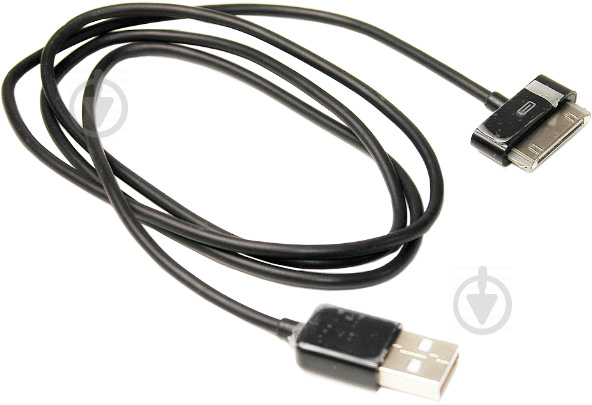 Переходник PowerPlant USB - 30pin (4/4s) 1м Black - фото 1