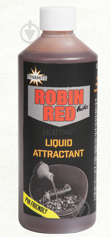 Ліквід Dynamite Baits LIQUID ATTRACTANT ROBIN RED 500 г робін ред - фото 1