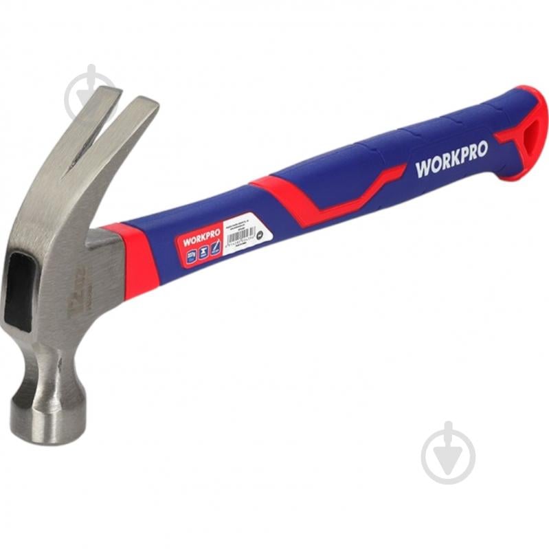 Молоток столярный WORKPRO WP241011 450 г WP241011 - фото 1