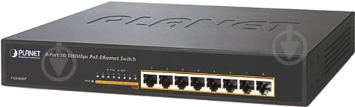 Комутатор Planet FSD-808P - фото 1