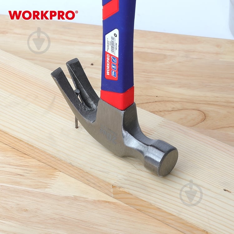 Молоток столярный WORKPRO WP241012 560 г WP241012 - фото 6