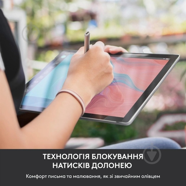 Стилус Logitech Crayon для Apple iPad USB-C Silver (L914-000074) - фото 6