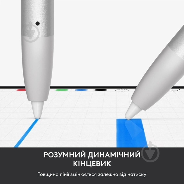 Стилус Logitech Crayon для Apple iPad USB-C Silver (L914-000074) - фото 5