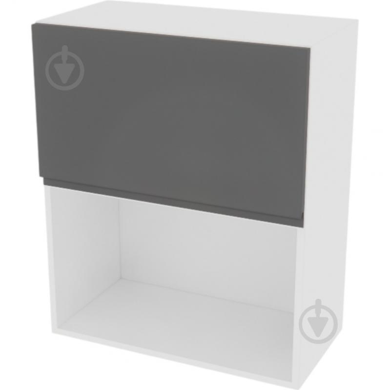 Шкаф Влада (В 60Б п/микроволн.(720)) графит/белый Світ Меблів - фото 1 Шкаф Влада (В 60Б п/микроволн.(720)) графит/белый Світ Меблів - фото 1