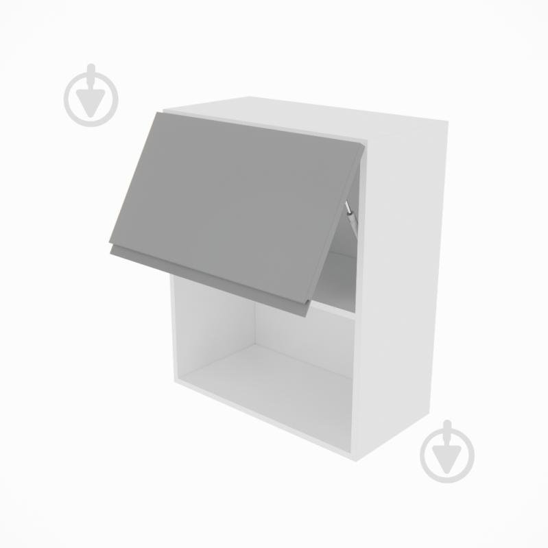 Шкаф Влада (В 60Б п/микроволн.(720)) серый бархат/белый Світ Меблів - фото 2 Шкаф Влада (В 60Б п/микроволн.(720)) серый бархат/белый Світ Меблів - фото 2