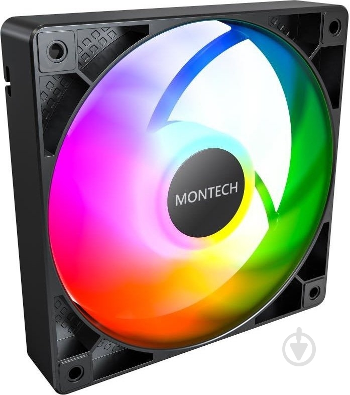Корпусный кулер Montech GF120 ARGB PWM Black - фото 2