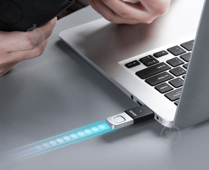 Флеш-память USB Lexar JumpDrive Fingerprint F35 Pro 256 ГБ USB 3.2 Gen. 1 (LJDF35P256G-RNBNG) - фото 9 Флеш-память USB Lexar JumpDrive Fingerprint F35 Pro 256 ГБ USB 3.2 Gen. 1 (LJDF35P256G-RNBNG) - фото 9