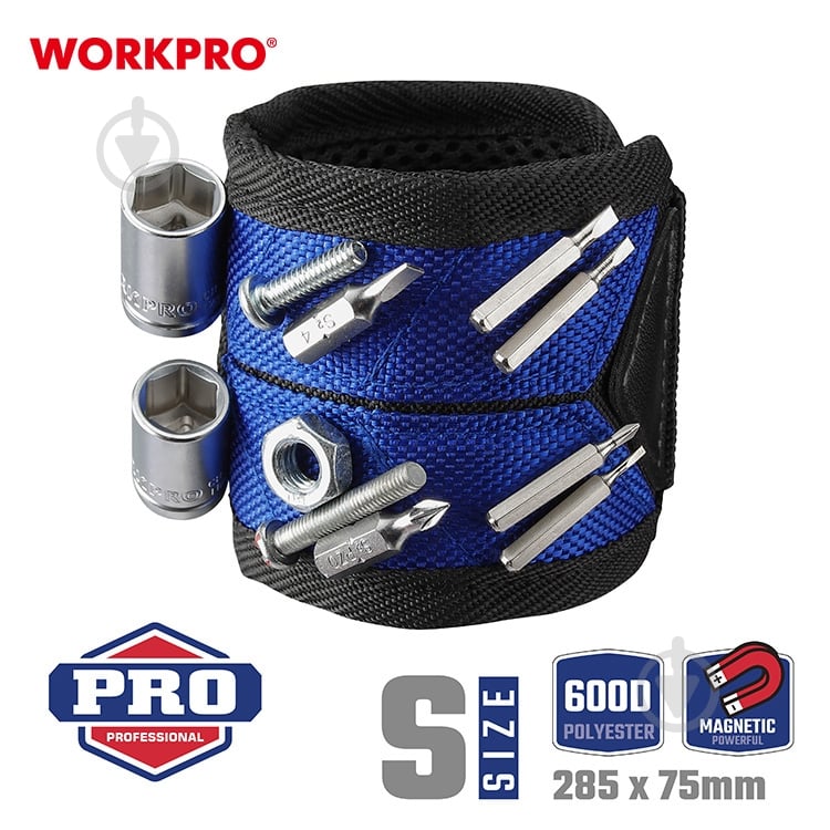 Держатель магнитный 384×90мм 600D полиэстер PRO WORKPRO WP289001 - фото 2