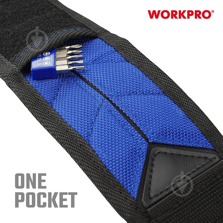 Держатель магнитный 384×90мм 600D полиэстер PRO WORKPRO WP289001 - фото 5