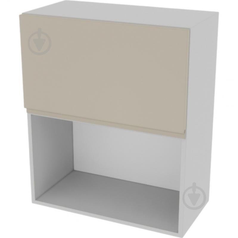 Шафа Влада (В 60Б п/мікрохв.(720)) айворі/попелястий Світ Меблів - фото 1 Шафа Влада (В 60Б п/мікрохв.(720)) айворі/попелястий Світ Меблів - фото 1