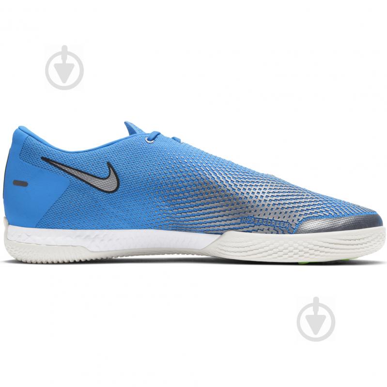 Футзальная обувь Nike REACT PHANTOM GT PRO IC CK8463-400 р.46 голубой - фото 4