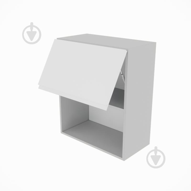 Шафа Влада (В 60Б п/мікрохв.(720)) білий шовк/попелястий Світ Меблів - фото 2 Шафа Влада (В 60Б п/мікрохв.(720)) білий шовк/попелястий Світ Меблів - фото 2