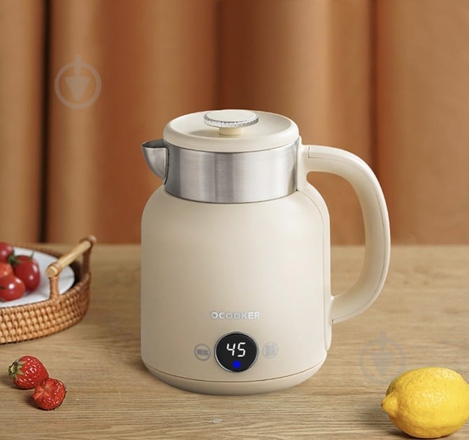 Электрочайник O’COOKER Electric Kettle White (CR-SH1501) - фото 6
