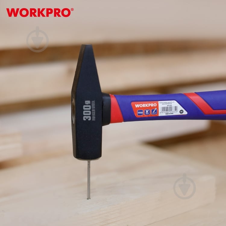 Молоток слесарный WORKPRO WP241022 300 г WP241022 - фото 5