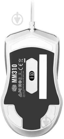 Мышь Cooler Master Master MM310 white (MM-310-WWOL1) - фото 3 Мышь Cooler Master Master MM310 white (MM-310-WWOL1) - фото 3