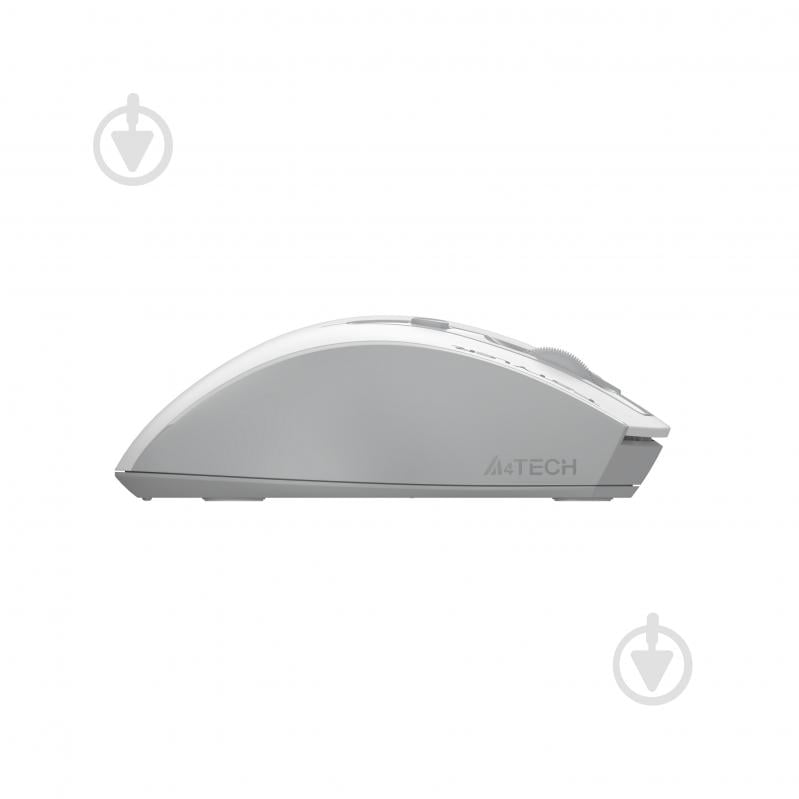 Мышка беспроводная A4Tech бесшумная, 3200 dpi, Double Click white (FG55S Plus (White)) - фото 12