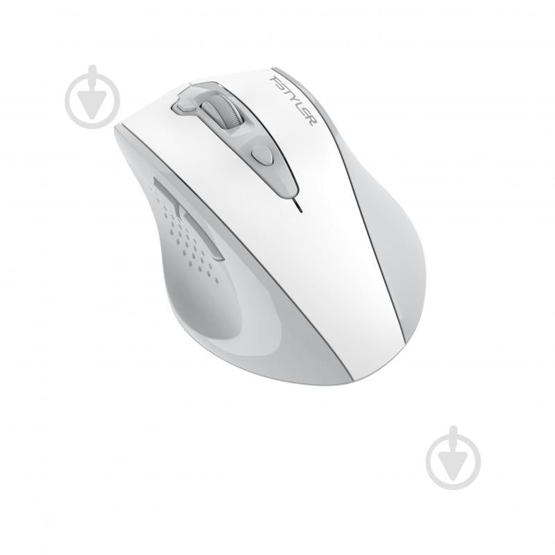 Мышка беспроводная A4Tech бесшумная, 3200 dpi, Double Click white (FG55S Plus (White)) - фото 4