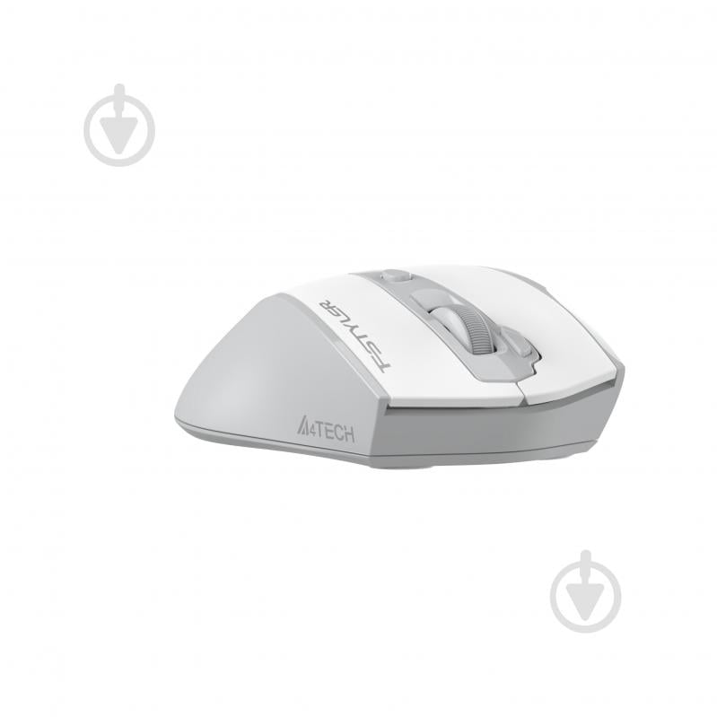 Мышка беспроводная A4Tech бесшумная, 3200 dpi, Double Click white (FG55S Plus (White)) - фото 8