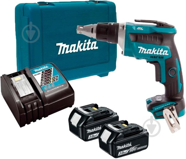 Шуруповерт аккумуляторный Makita для гипсокартона LXT DFS250RFE - фото 3