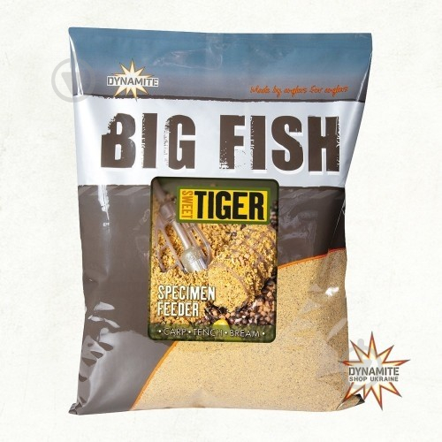 Прикормка Dynamite Baits SWEET TIGER SPECIMEN FEEDER GROUNDBAIT 1800 г тигровый орех - фото 1