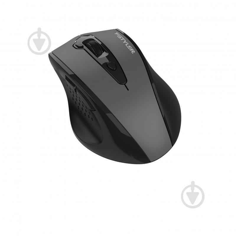 Мышка беспроводная A4Tech бесшумная, 3200 dpi, Double Click dark grey (FG55S Plus (Grey)) - фото 5