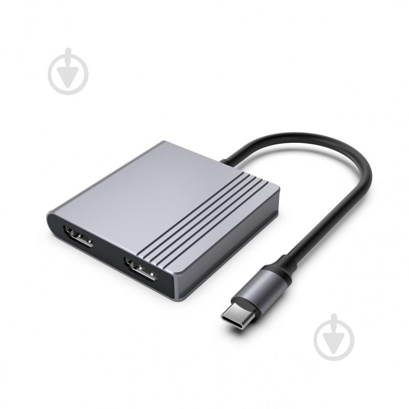 USB-хаб Cablexpert A-CM-COMBO3-04, USB-C 3-в-1 (USB/HDMI/PD) - фото 1