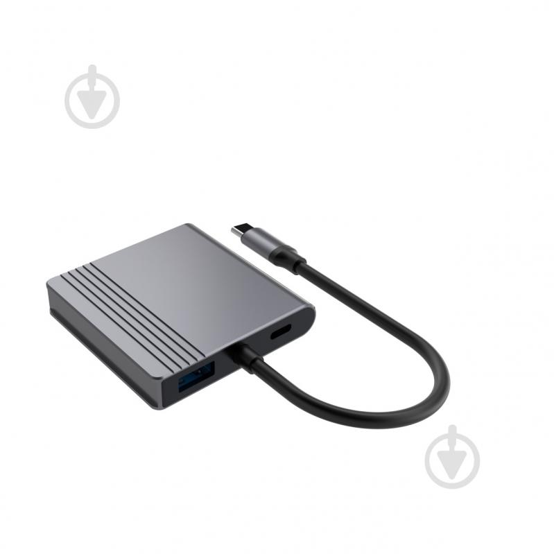 USB-хаб Cablexpert A-CM-COMBO3-04, USB-C 3-в-1 (USB/HDMI/PD) - фото 3