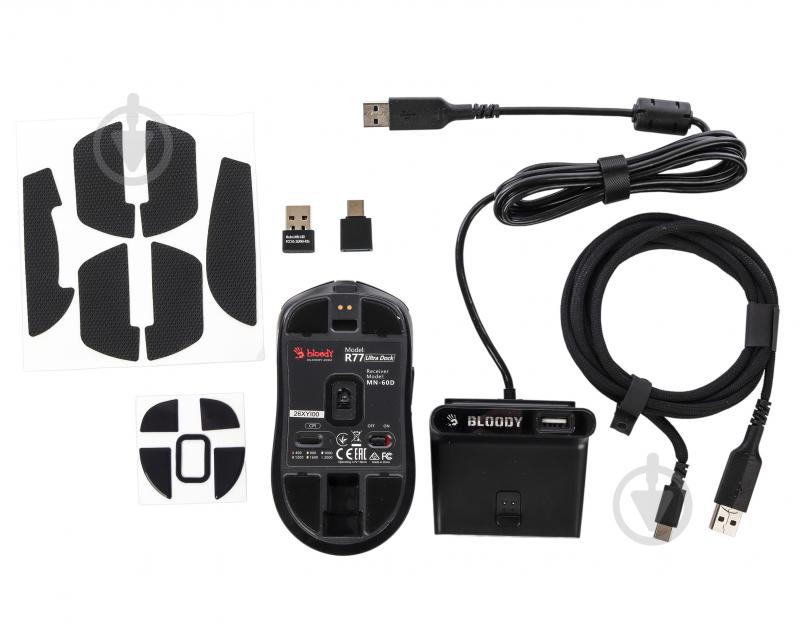 Игровая мышь BLOODY black (R77 Ultra Dock (Black)) - фото 8 Игровая мышь BLOODY black (R77 Ultra Dock (Black)) - фото 8