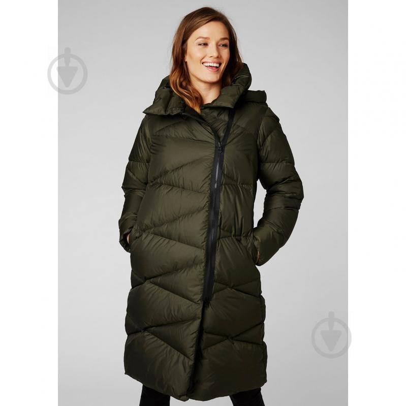 Пальто жіноче зимове Helly Hansen W TUNDRA DOWN COAT 53301-482 р.S зелене - фото 2