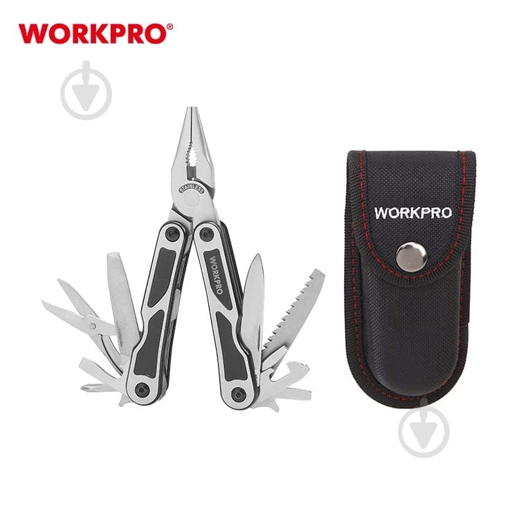 Мультитул WORKPRO 15-в-1 PRO WP382009 - фото 2