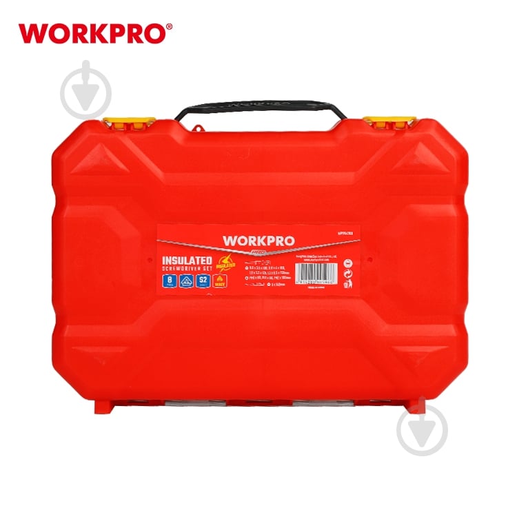 Набор отверток WORKPRO EN/IEC 60900 10000V PRO PLUS WP204700 - фото 7 Набор отверток WORKPRO EN/IEC 60900 10000V PRO PLUS WP204700 - фото 7