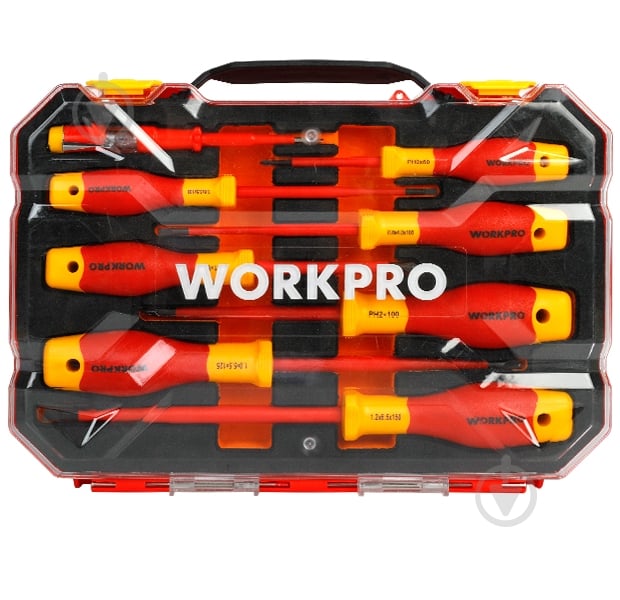 Набор отверток WORKPRO EN/IEC 60900 10000V PRO PLUS WP204700 - фото 1 Набор отверток WORKPRO EN/IEC 60900 10000V PRO PLUS WP204700 - фото 1