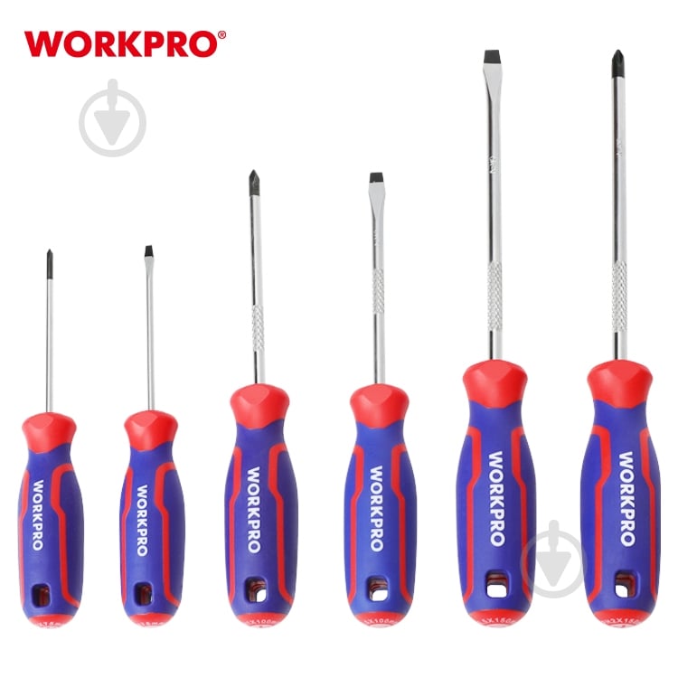 Набор отверток WORKPRO CR-V PRO WP200504 - фото 2 Набор отверток WORKPRO CR-V PRO WP200504 - фото 2