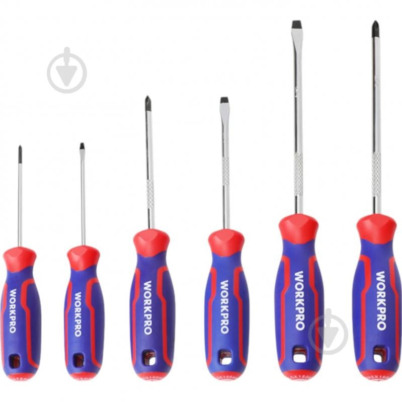 Набор отверток WORKPRO CR-V PRO WP200504 - фото 1 Набор отверток WORKPRO CR-V PRO WP200504 - фото 1