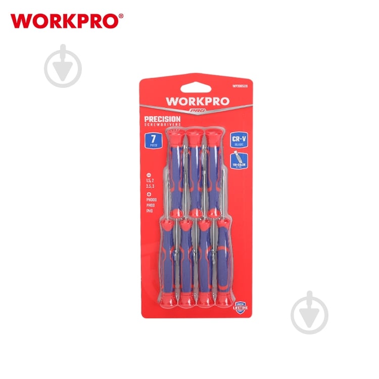 Набор отверток WORKPRO CR-V PRO WP200509 - фото 2 Набор отверток WORKPRO CR-V PRO WP200509 - фото 2