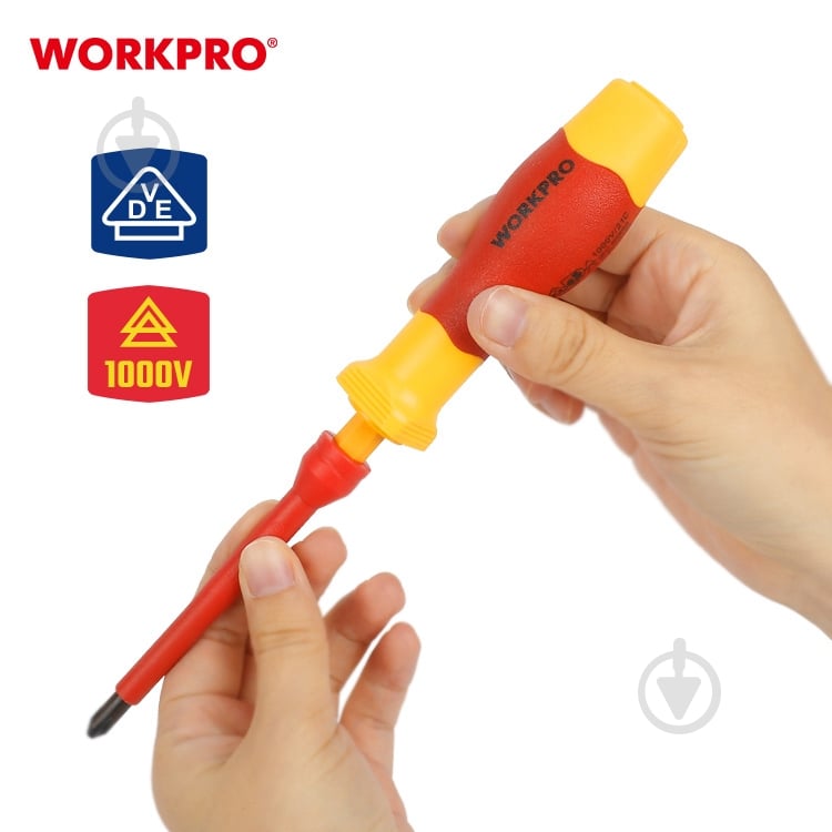 Набор отверток WORKPRO EN/IEC 60900 PRO WP341018 - фото 3 Набор отверток WORKPRO EN/IEC 60900 PRO WP341018 - фото 3