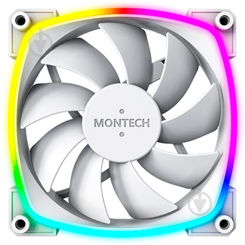 Набор вентиляторов для корпуса Montech AX120(W3I1) White - фото 5