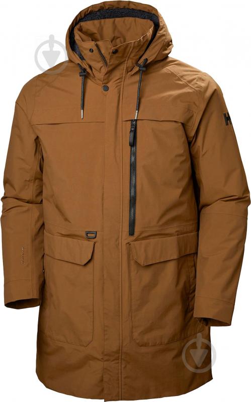 Куртка-парка чоловіча Helly Hansen WATERVILLE COAT 53169-763 р.S коричнева - фото 1