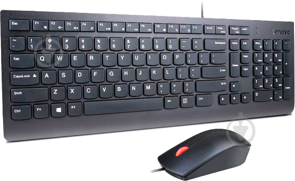 Комплект клавиатура + мышь Lenovo Essential Wired Combo Keyboard & Mouse Russian/Cyrillic 441 - фото 3