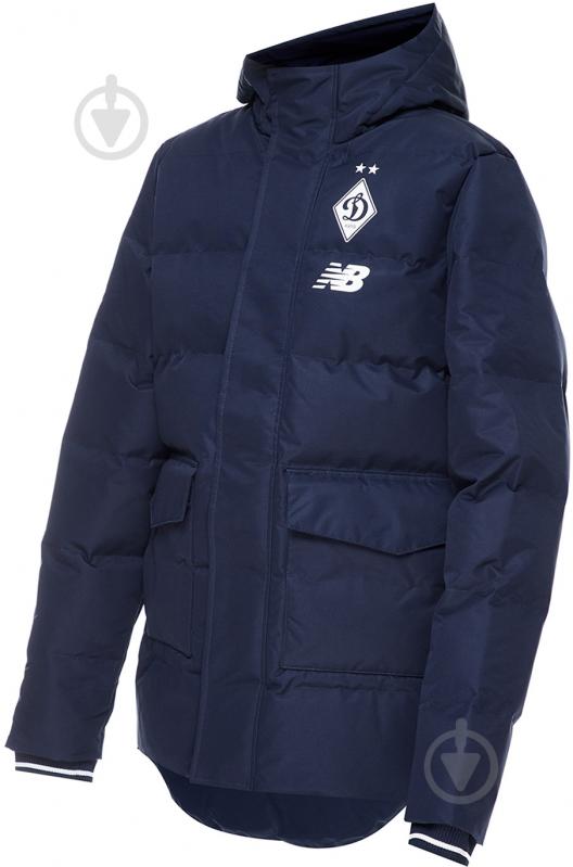 Пуховик мужской зимний New Balance FC Dynamo Kyiv MJ231021NV р.2XL синий - фото 1