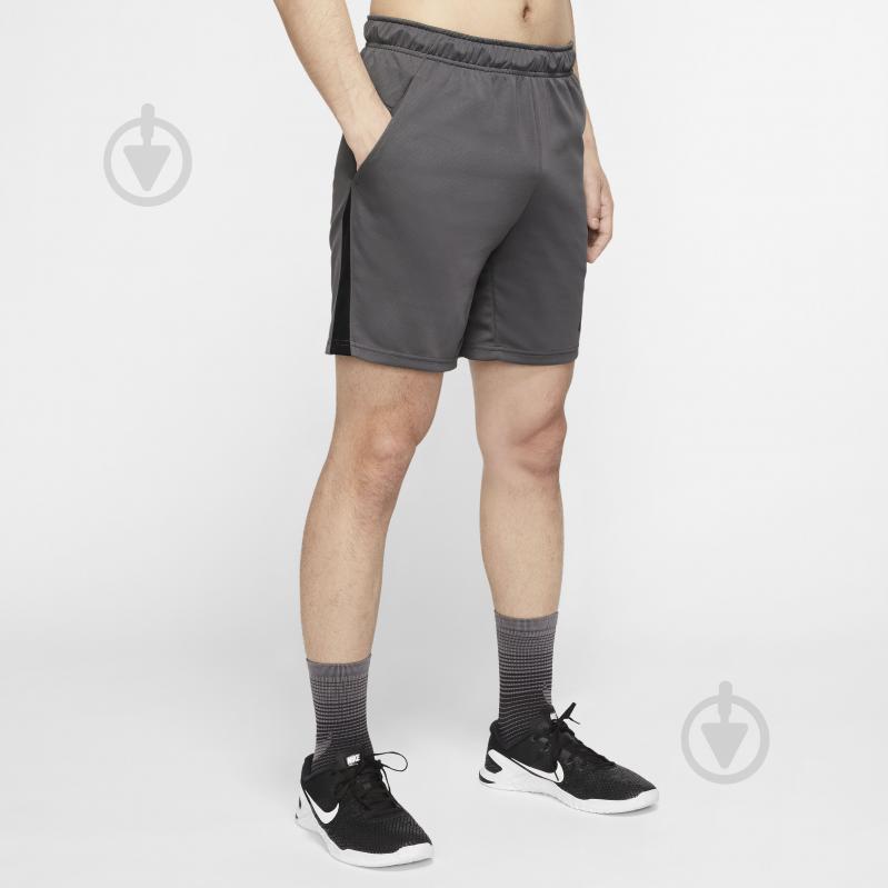 Шорты Nike M NK DF KNIT SHORT TRAIN CJ2007-068 р. XL серый - фото 4