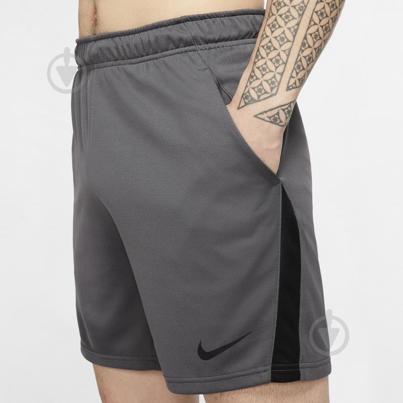 Шорты Nike M NK DF KNIT SHORT TRAIN CJ2007-068 р. XL серый - фото 7