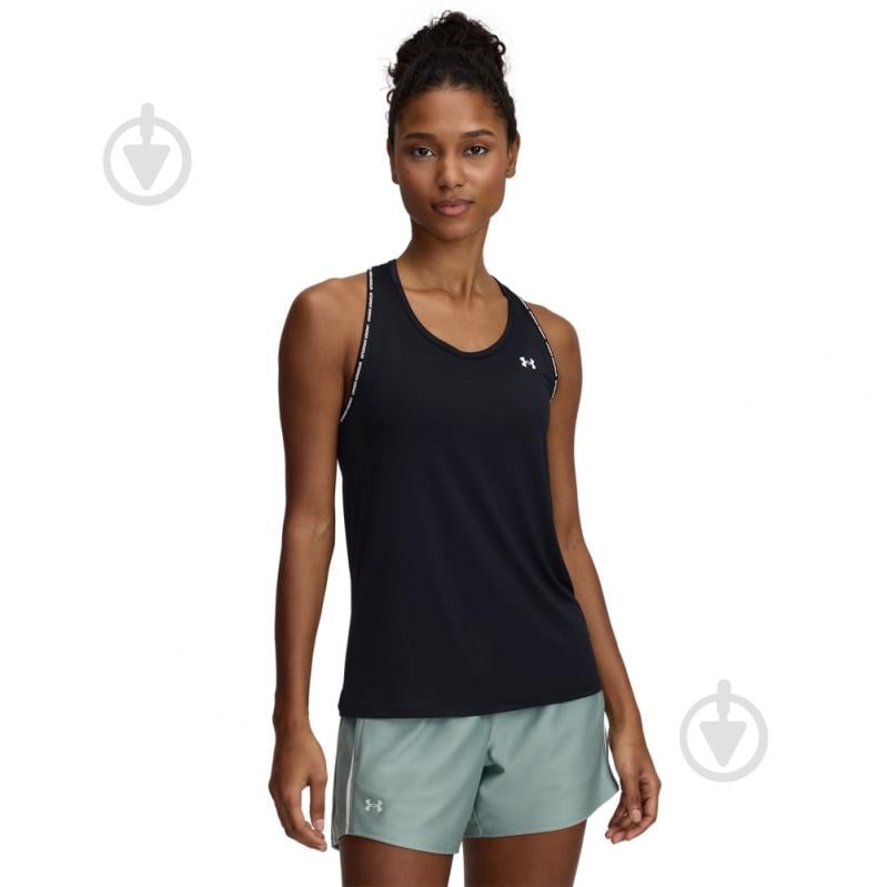 Майка Under Armour Tech Knockout Tank 1389851-001 р.L черный - фото 1