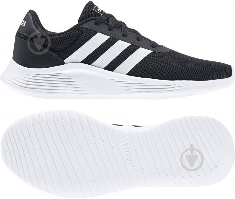 Кроссовки мужские демисезонные Adidas LITE RACER 2.0 EG3283 р.47 1/3 черные - фото 4