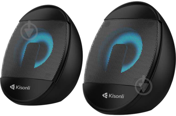 Акустическая система Kisonli L-7070/23423 2.0 black - фото 1