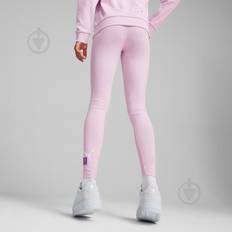 Лосини Puma ESS LOGO LEGGINGS G 67113360 р.152 рожевий - фото 4