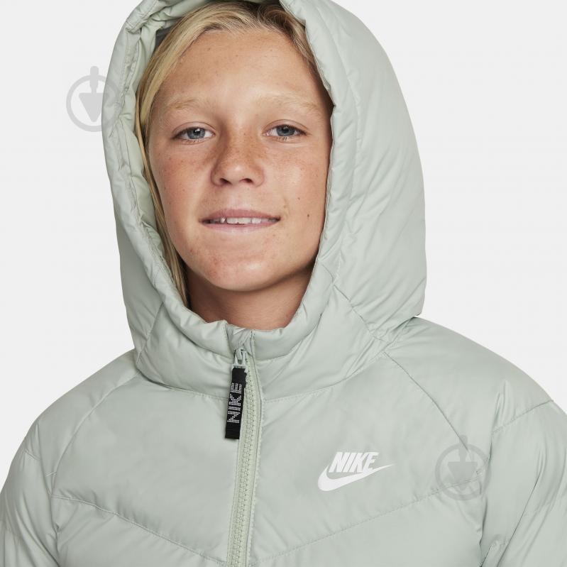 Куртка для хлопчиків зимова Nike U NSW SYNTHETIC FILL JACKET CU9157-017 р.S чорна - фото 5