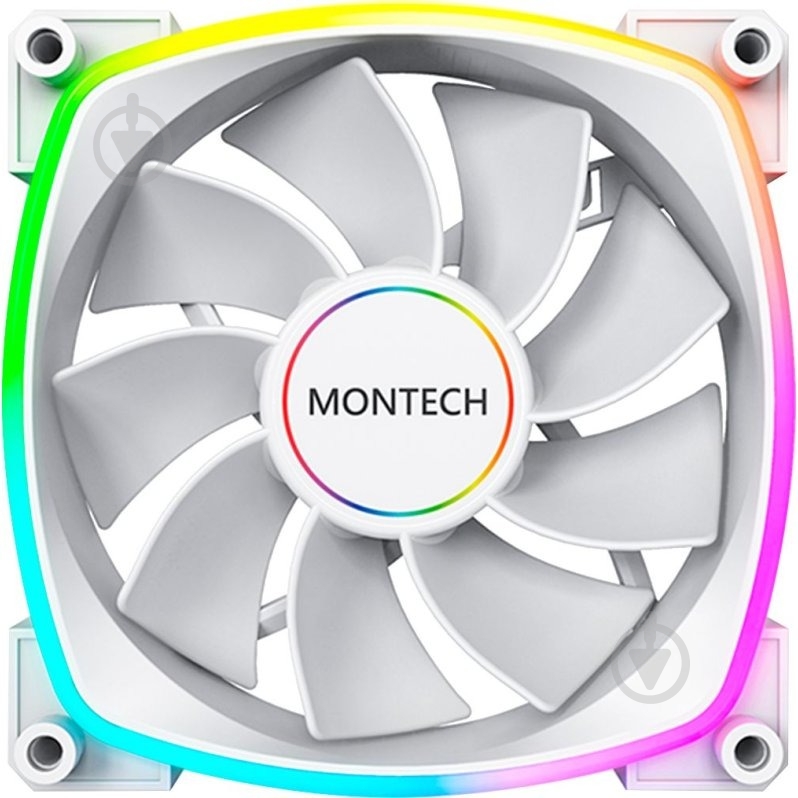 Корпусный кулер Montech RX140 PWM White - фото 1 Корпусный кулер Montech RX140 PWM White - фото 1