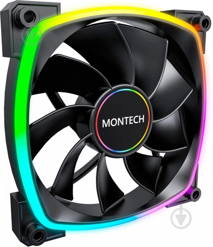 Корпусный кулер Montech RX140 PWM Black - фото 2 Корпусный кулер Montech RX140 PWM Black - фото 2