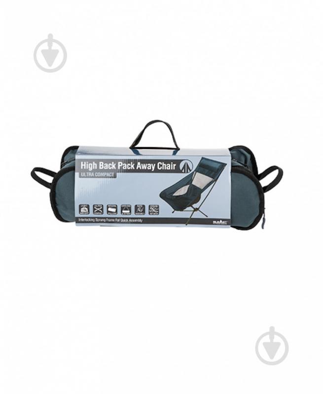 Кресло раскладное Summit High Back серый - фото 2 Кресло раскладное Summit High Back серый - фото 2